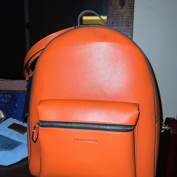 Emporio Armani Orange Men's Bag - Picture 3 of 4